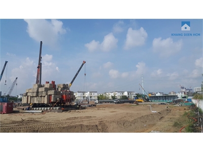 Tiến độ xây dựng dự án căn hộ Saphira Khang Điền tháng 5 năm 2018