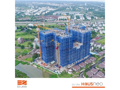 Tiến độ xây dựng căn hộ Hausneo Quận 9 tháng 9 năm 2018