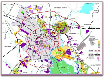 Quy hoạch chi tiết vành đai 3 và vành đai 4 thành phố Hồ Chí Minh