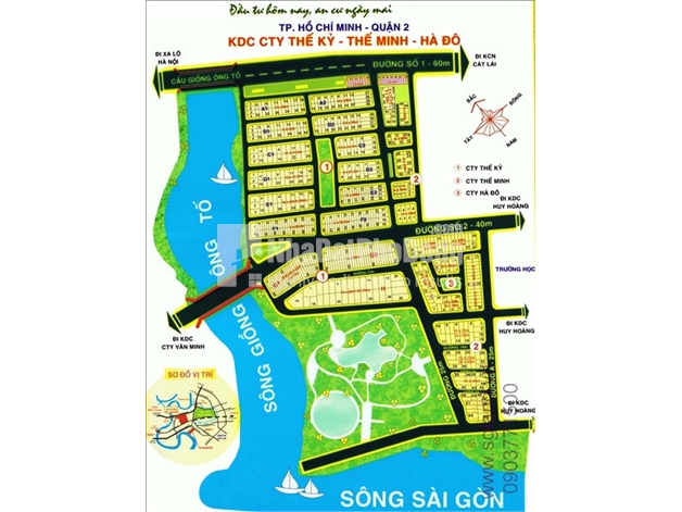 Bán đất nền dự án Huy Hoàng view sông phường Thạnh Mỹ Lợi Quận 2 | 2