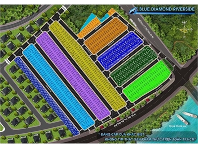 Bán lại nhiều lô đất nền dự án Blue Diamond Riverside Đảo Long Phước Quận 9